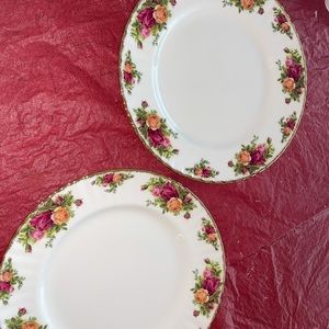 Royal Albert dalton China plates ten inch